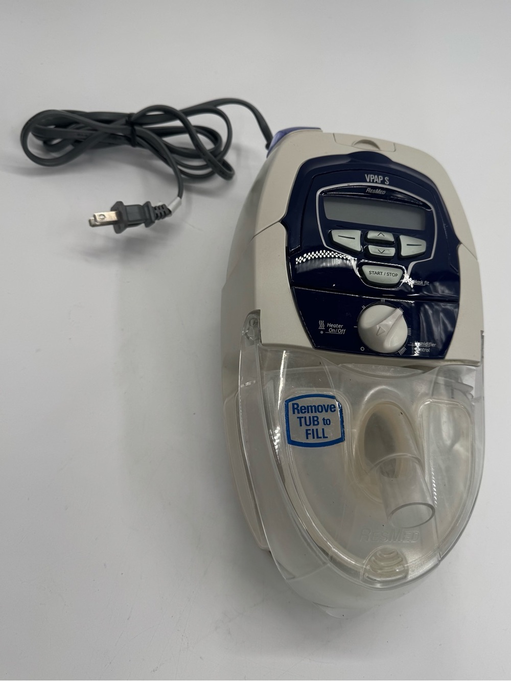 ResMed VPAP S Bipap Machine with H4i Heated Humidifier with Power Cord